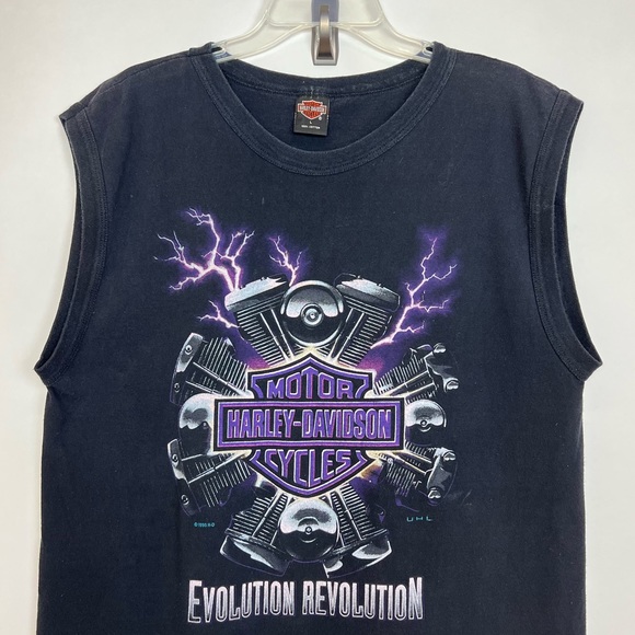 Vintage Harley Davidson Evolution Revolution T-Shirt Jackson MS Sz L - Picture 2 of 5